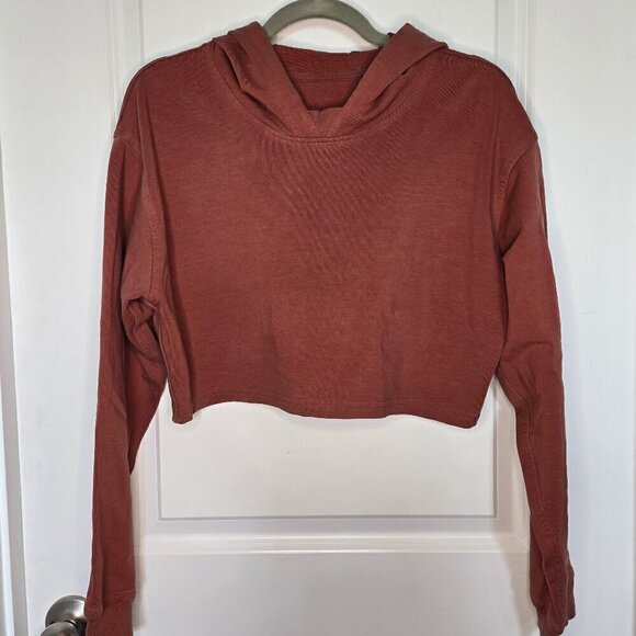 Lululemon All Yours Cropped Hoodie - 8 Rustic Clay - Picture 3 of 5